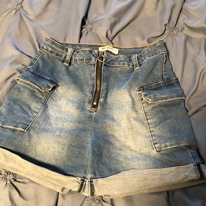 Fashion nova jean shorts